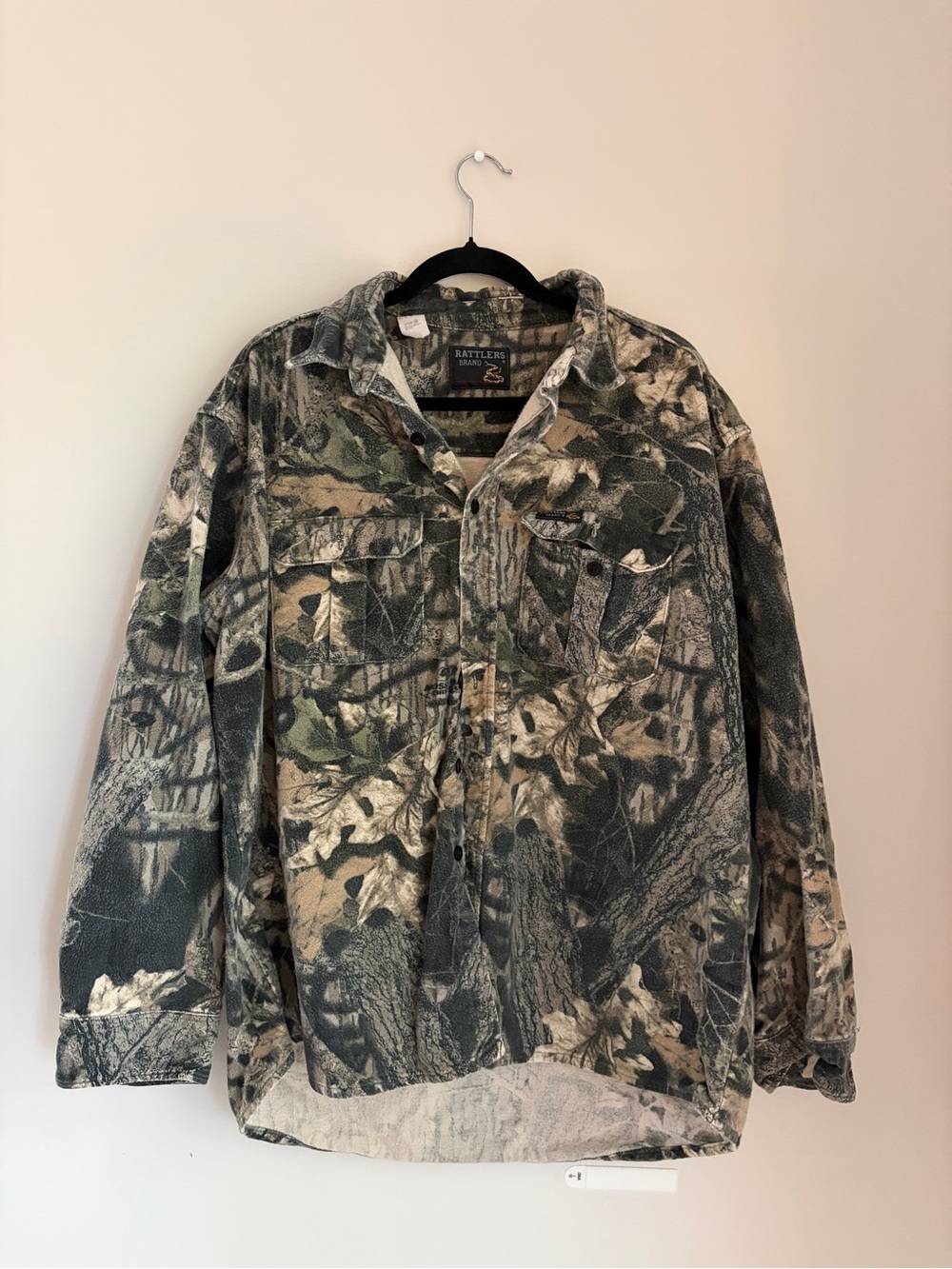 Camo Shirt Jacket - Green/Tan
